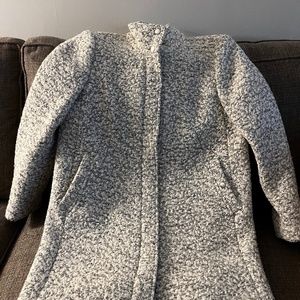 Loft Petite Medium Lined Boucle Winter Coat